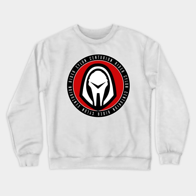 Cylon Centurion Rider Crewneck Sweatshirt by pitt